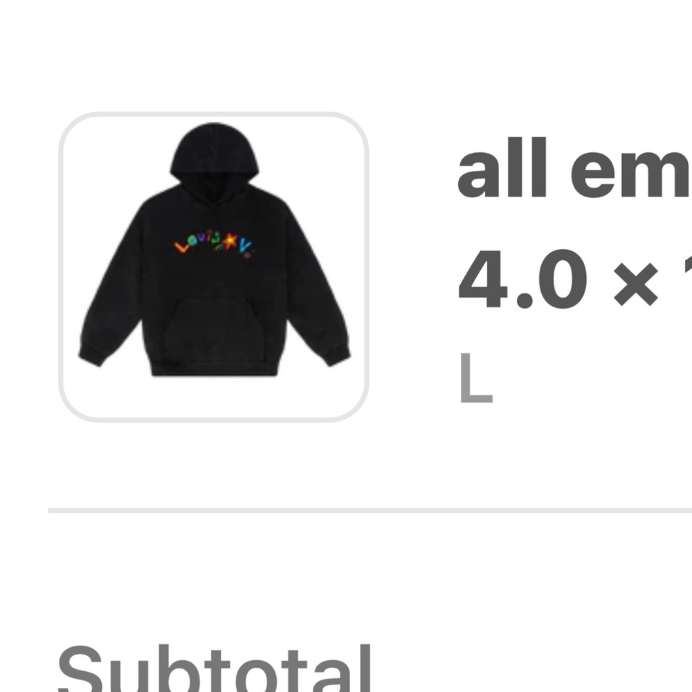 Louis V Mega Yacht Hoodie